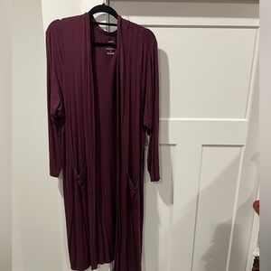 Torrid Deep Purple Open Cardigan